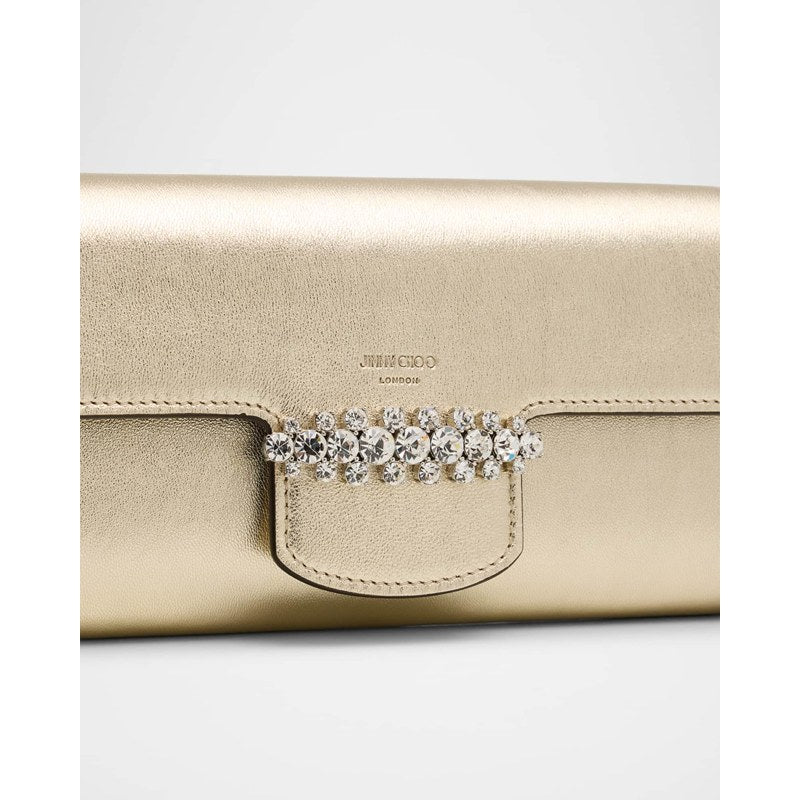 Bolsa Clutch Bing Crystal Metallic