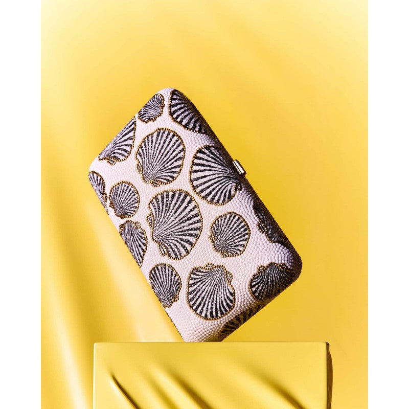 Bolsa Clutch Rectangle Midnight Mollusk Aurum
