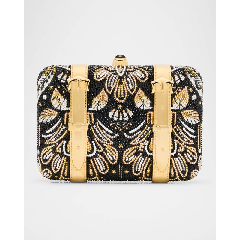 Bolsa Clutch Valise Voyage Crystal