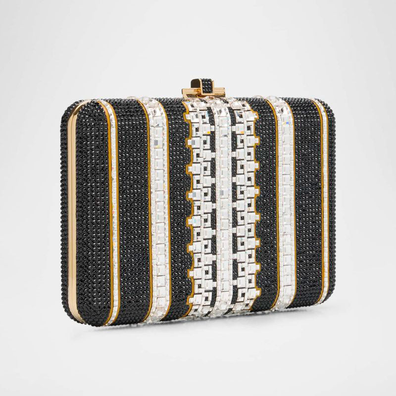 Bolsa Clutch Lattice Crystal Slim - Mercado de Luxo - O Maior E-Commerce de Bens, Produtos e Serviços de Luxo do Brasil.