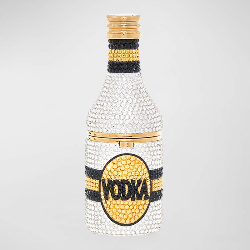 Bolsa Clutch Mini Vodka Bottle Crystal Pillbox - Mercado de Luxo - O Maior E-Commerce de Bens, Produtos e Serviços de Luxo do Brasil.