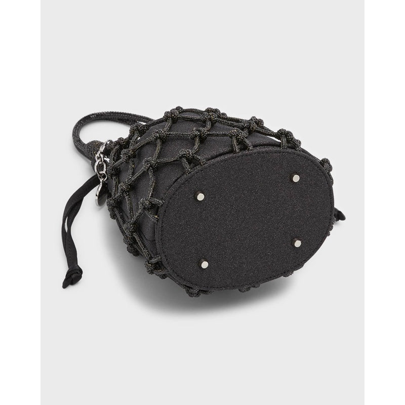 Bolsa Bucket Sparkle Crystal Net