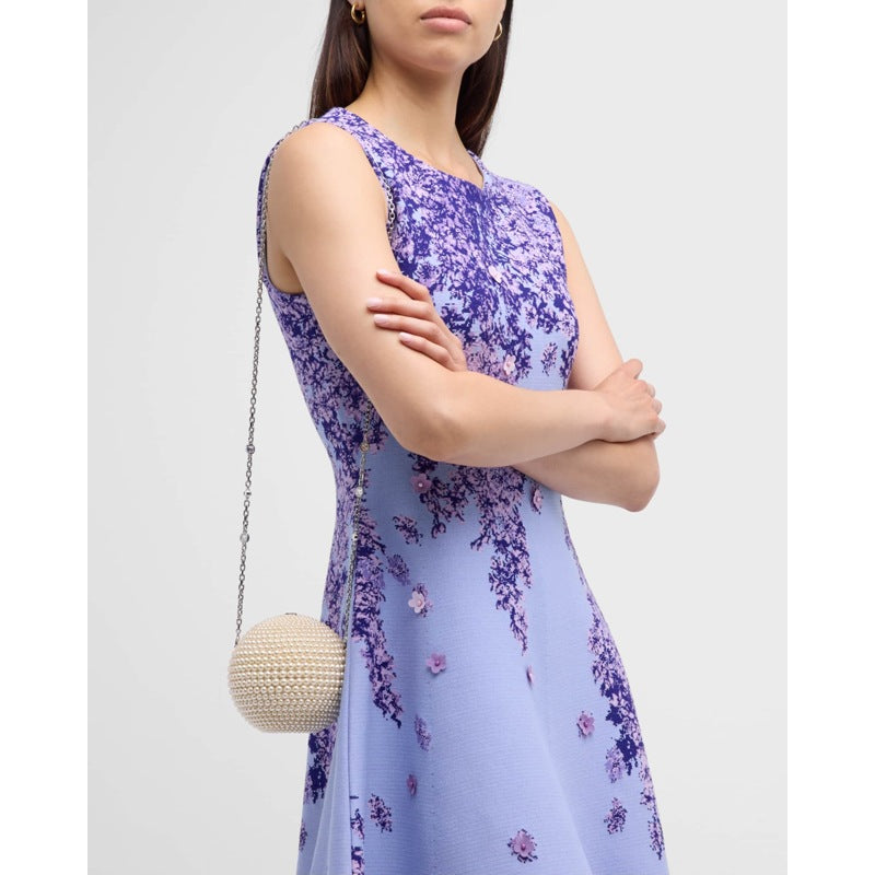 Bolsa Clutch Sphere Pearly Minaudiere
