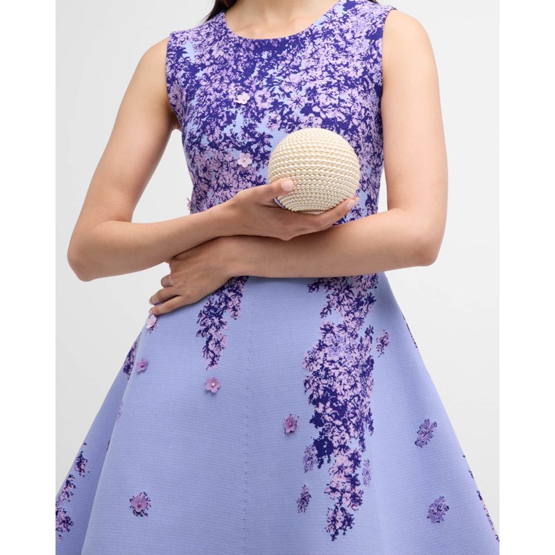Bolsa Clutch Sphere Pearly Minaudiere