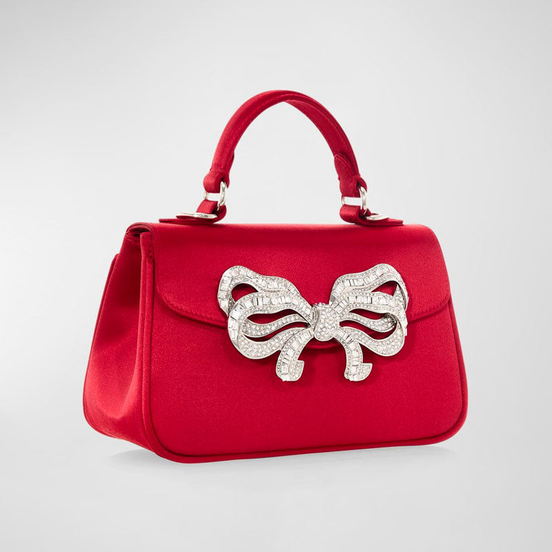 Bolsa Handle Bow Satin - Mercado de Luxo - O Maior E-Commerce de Bens, Produtos e Serviços de Luxo do Brasil.