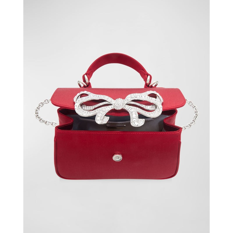 Bolsa Handle Bow Satin