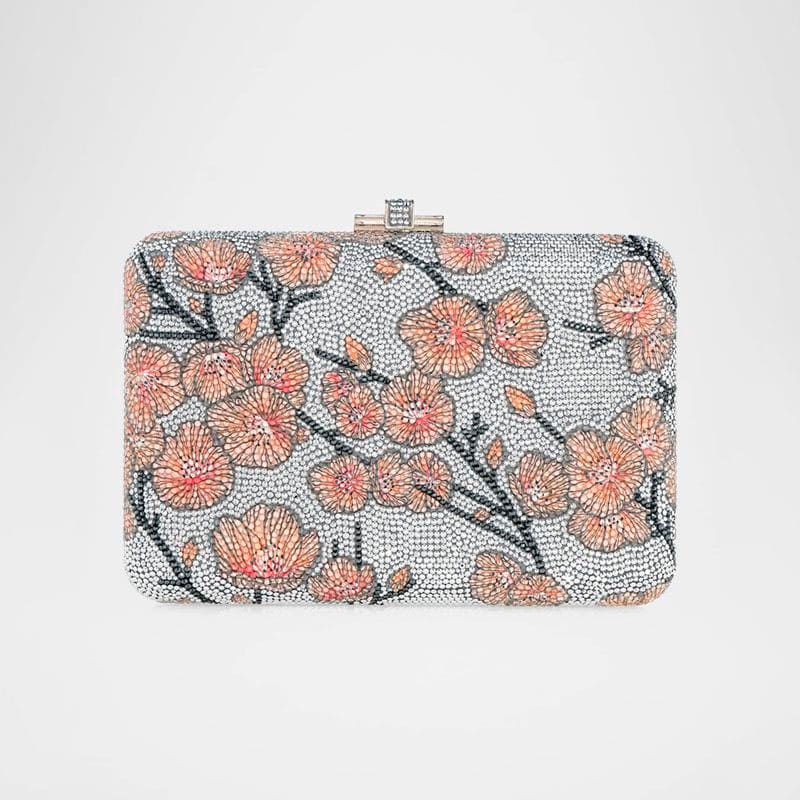 Bolsa Clutch Spring Cherry Crystal Slim - Mercado de Luxo - O Maior E-Commerce de Bens, Produtos e Serviços de Luxo do Brasil.