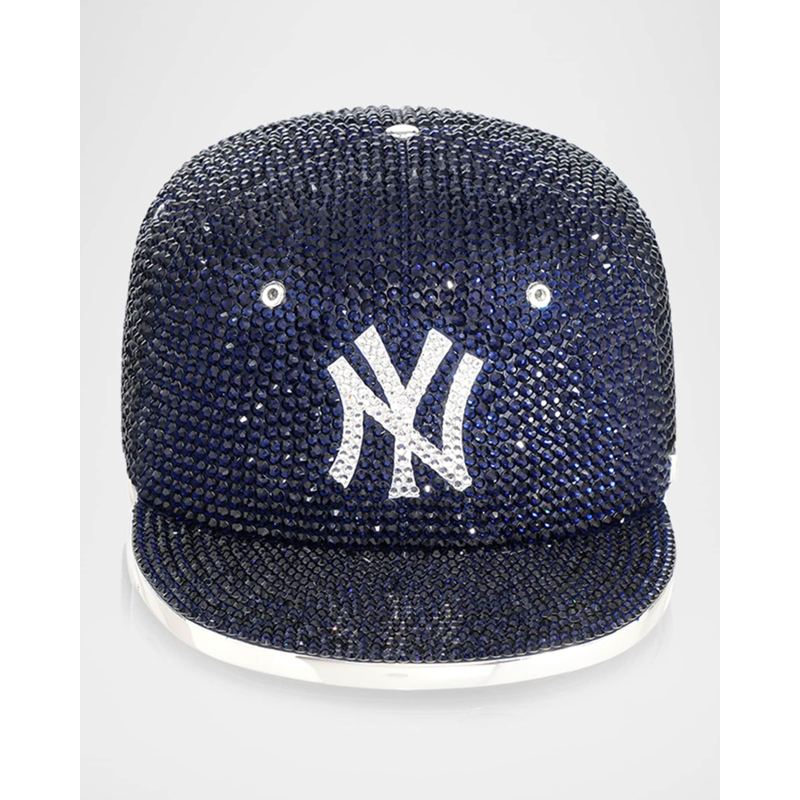 Bolsa Clutch NY Yankees Cap Crystal