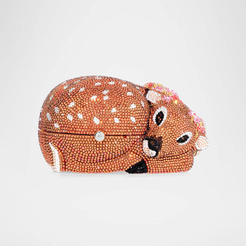 Bolsa Clutch Fawn Crystal - Mercado de Luxo - O Maior E-Commerce de Bens, Produtos e Serviços de Luxo do Brasil.