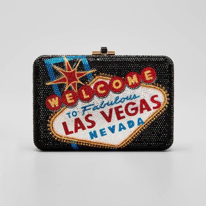 Bolsa Clutch Welcome To Vegas Beaded - Mercado de Luxo - O Maior E-Commerce de Bens, Produtos e Serviços de Luxo do Brasil.