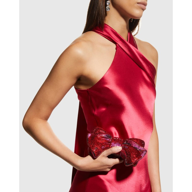 Bolsa Handle Crystal Bow