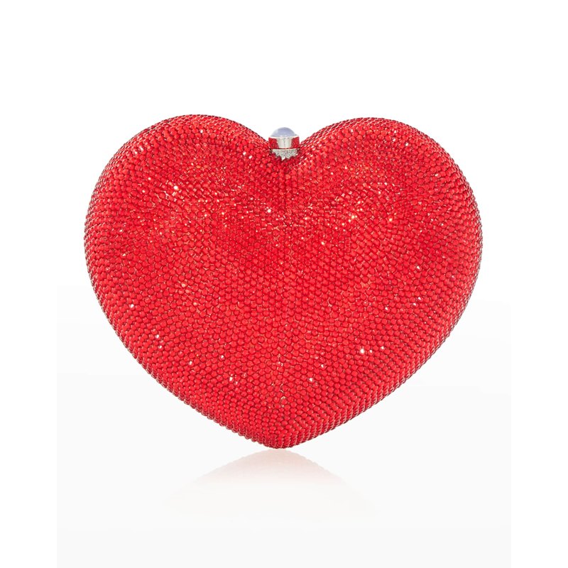 Bolsa Clutch L'Amour Petit Coeur Crystal Minaudiere
