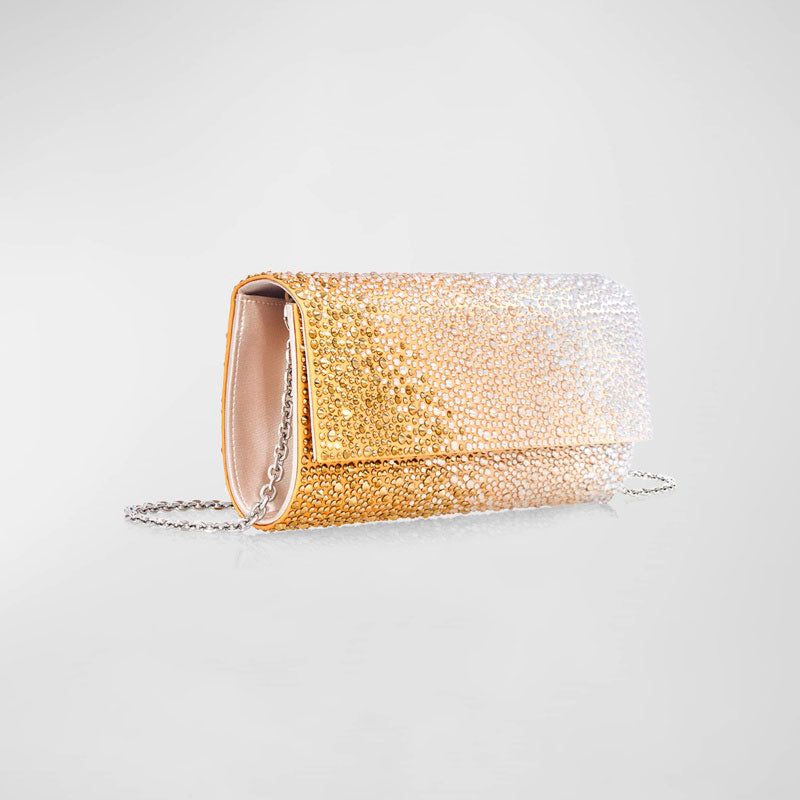 Bolsa Clutch Perry Flap Crystal - Mercado de Luxo - O Maior E-Commerce de Bens, Produtos e Serviços de Luxo do Brasil.