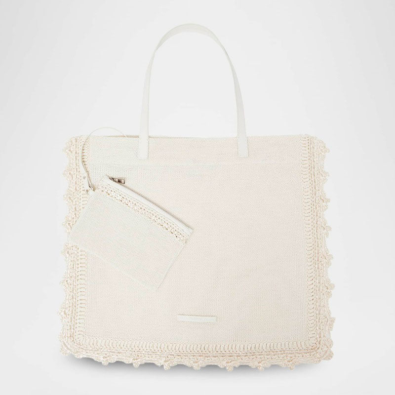 Bolsa Shopper Yarn Crochet - Mercado de Luxo - O Maior E-Commerce de Bens, Produtos e Serviços de Luxo do Brasil.