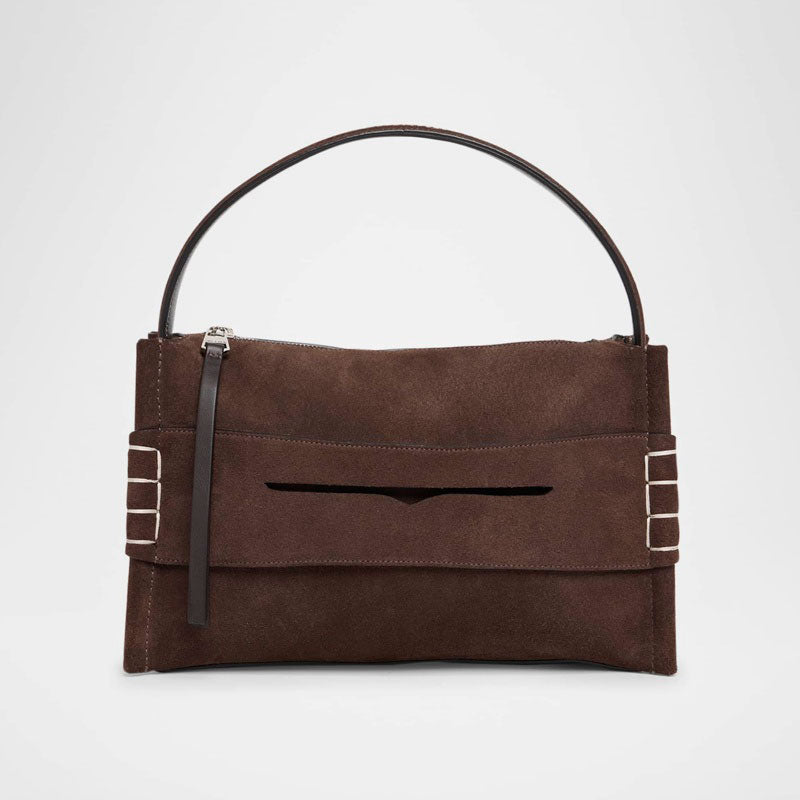 Bolsa Crossbody Loafer Suede - Mercado de Luxo - O Maior E-Commerce de Bens, Produtos e Serviços de Luxo do Brasil.