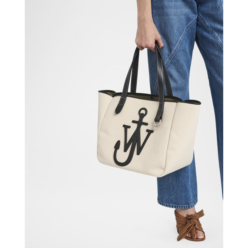 Bolsa Shopper Belt Logo Canvas
