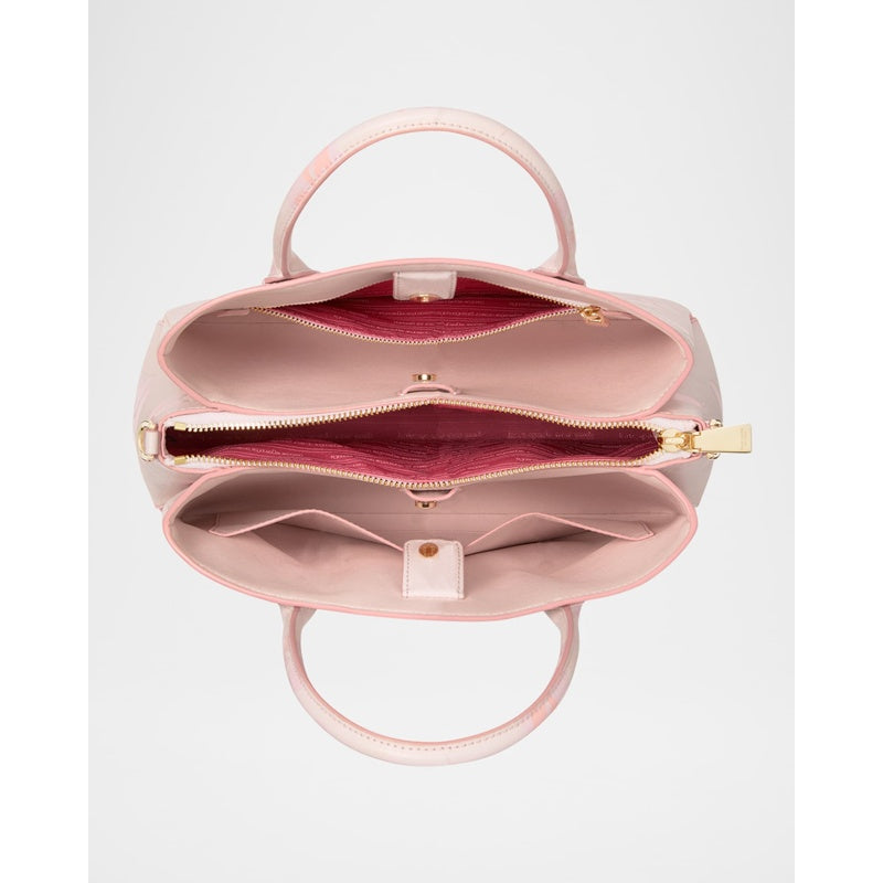 Bolsa Handle serena spring pansies satchel