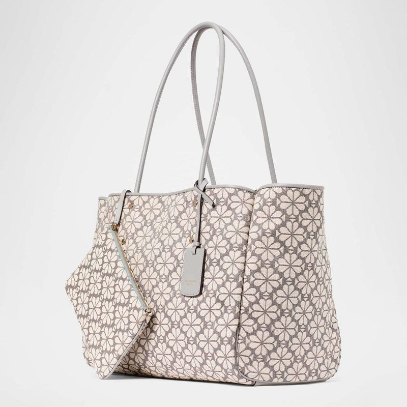 Bolsa Shopper large spade flower jacquard - Mercado de Luxo - O Maior E-Commerce de Bens, Produtos e Serviços de Luxo do Brasil.