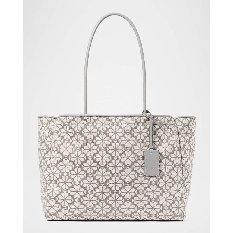 Bolsa Shopper large spade flower jacquard