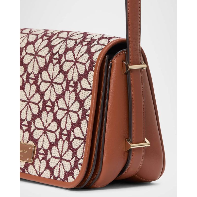 Bolsa Crossbody spade flower jacquard