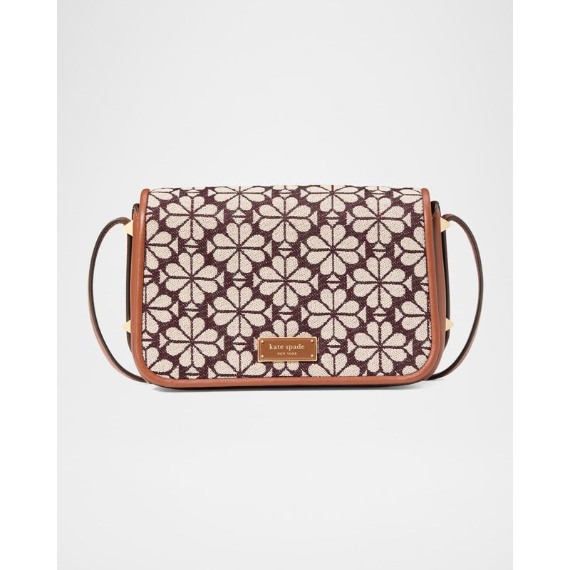Bolsa Crossbody spade flower jacquard