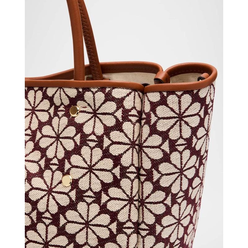 Bolsa Shopper spade flower jacquard