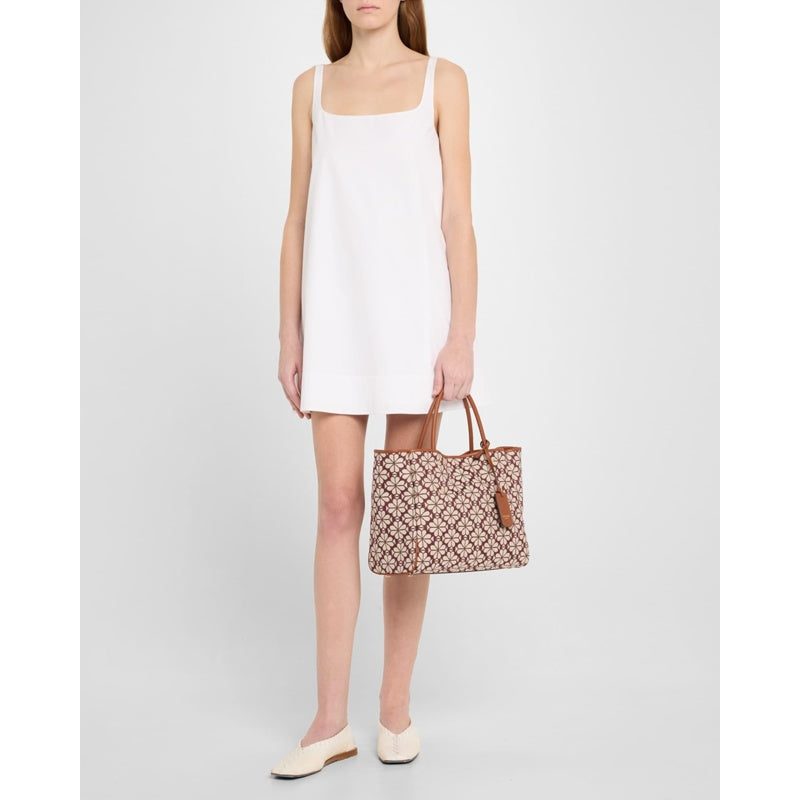 Bolsa Shopper spade flower jacquard