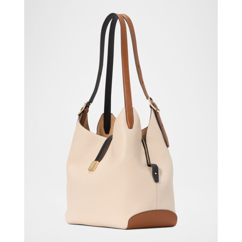 Bolsa Shoulder tribeca colorblock pebbled