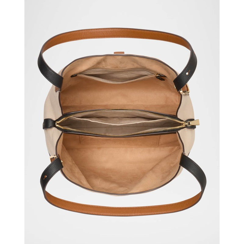 Bolsa Shoulder tribeca colorblock pebbled