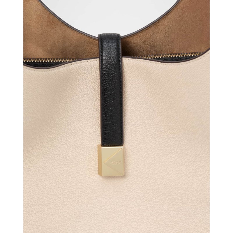 Bolsa Shoulder tribeca colorblock pebbled