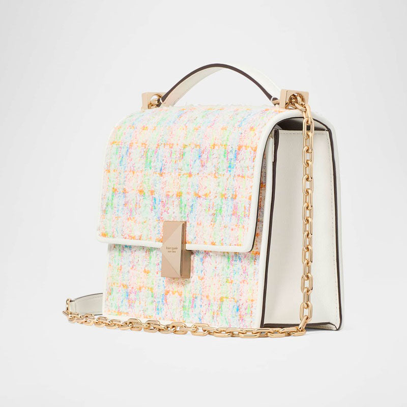 Bolsa Shoulder deco tweed chain - Mercado de Luxo - O Maior E-Commerce de Bens, Produtos e Serviços de Luxo do Brasil.