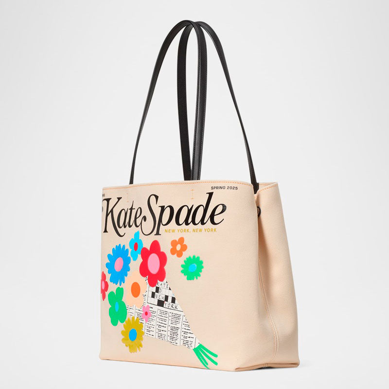 Bolsa Shopper fresh picks flower canvas - Mercado de Luxo - O Maior E-Commerce de Bens, Produtos e Serviços de Luxo do Brasil.