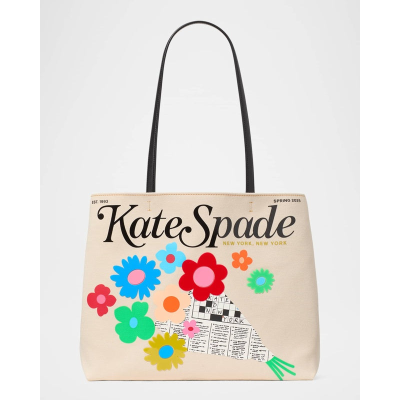 Bolsa Shopper fresh picks flower canvas