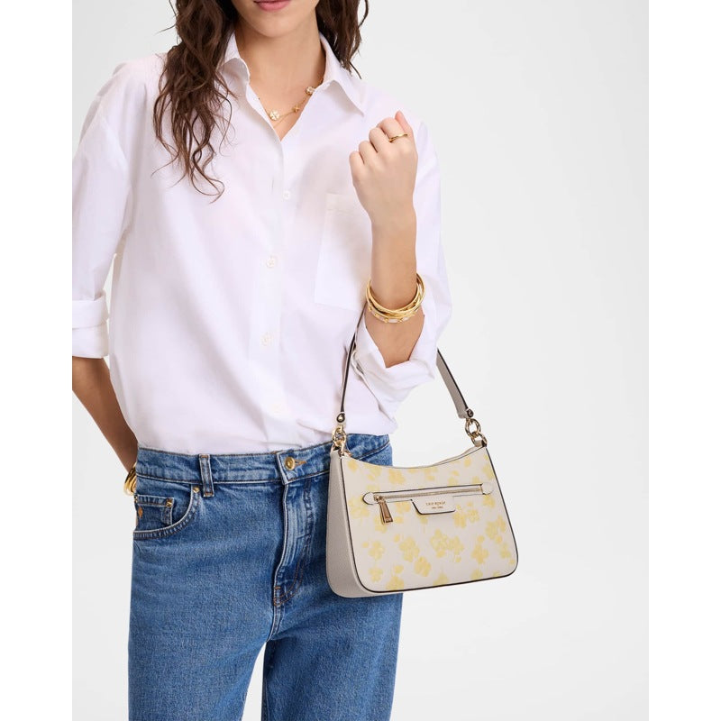 Bolsa Crossbody hudson spring pansies convertible
