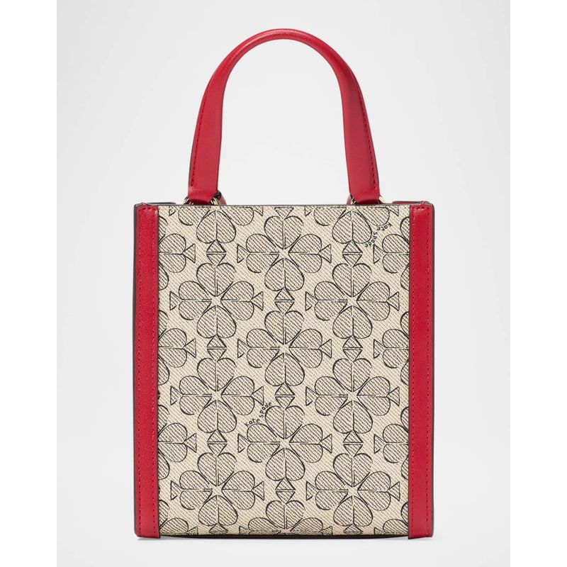 Bolsa Shoulder manhattan mini heart spade flower canvas