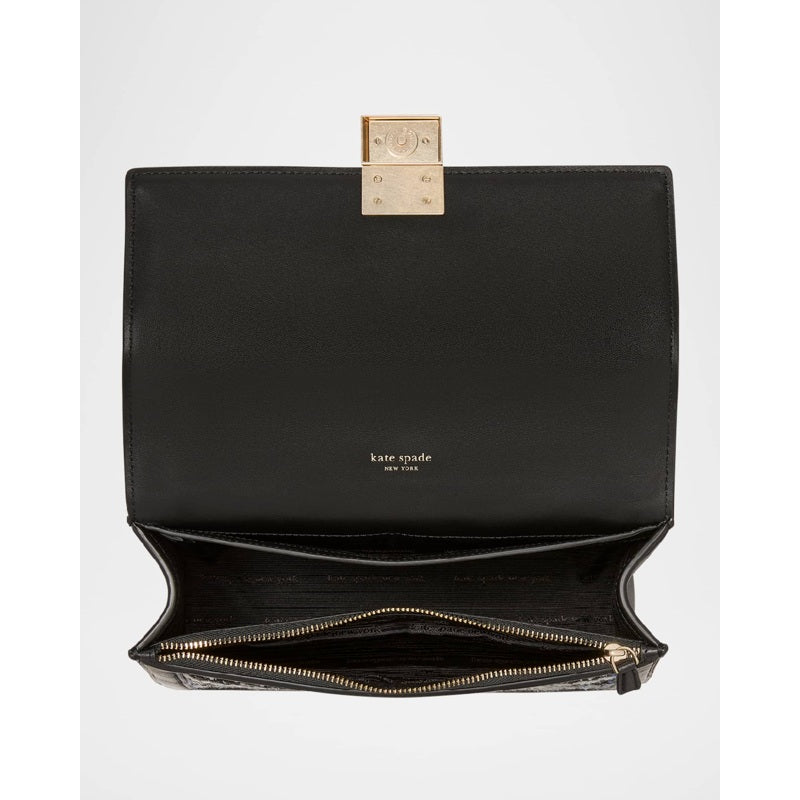 Bolsa Shoulder deco plaid tweed