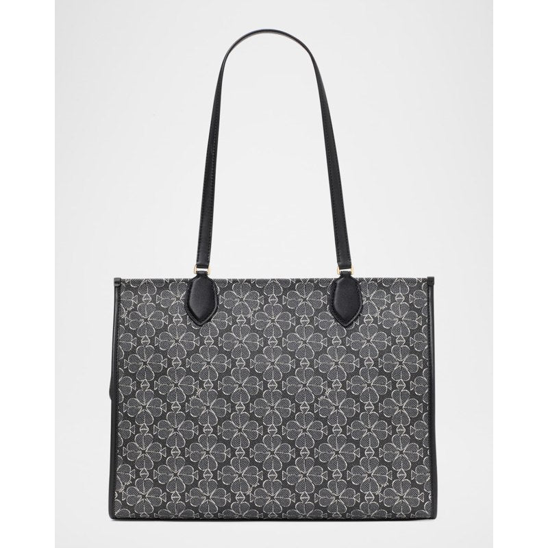 Bolsa Shopper spade flower coated canvas