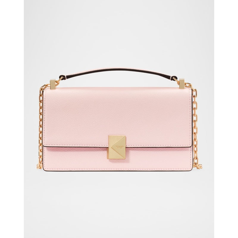 Bolsa Crossbody deco mini flap pebbled