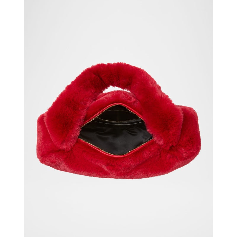 Bolsa Shoulder luver heart faux fur