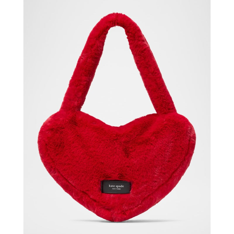 Bolsa Shoulder luver heart faux fur