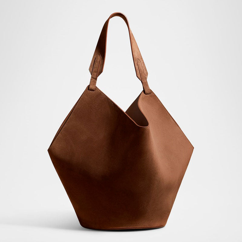Bolsa Shopper Lotus Medium Calfskin Suede - Mercado de Luxo - O Maior E-Commerce de Bens, Produtos e Serviços de Luxo do Brasil.