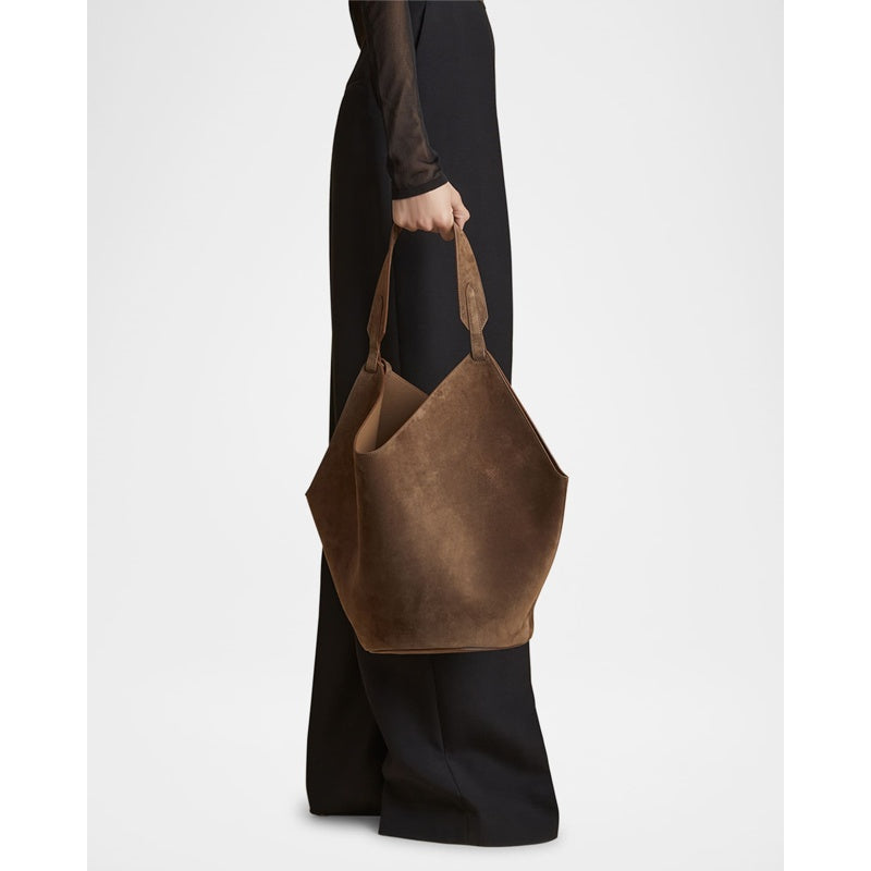 Bolsa Shopper Lotus Medium Calfskin Suede