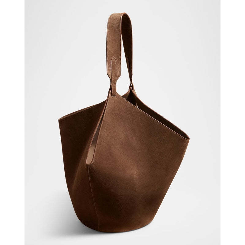 Bolsa Shopper Lotus Medium Calfskin Suede