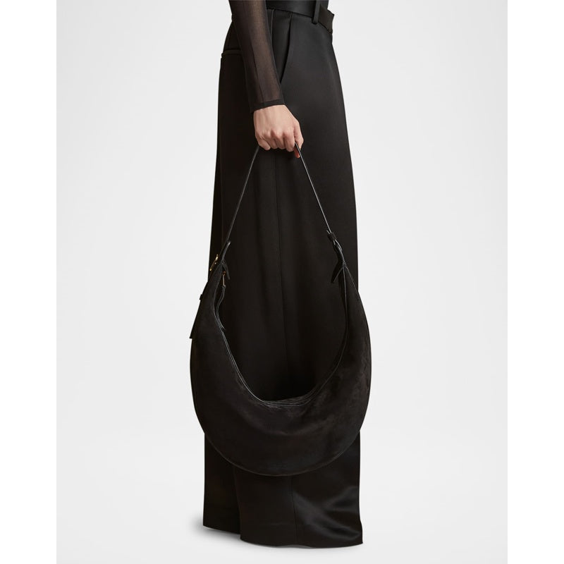 Bolsa Shoulder Augustina Zip Suede