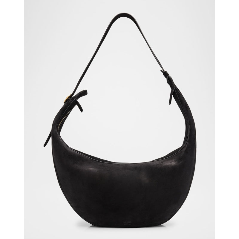Bolsa Shoulder Augustina Zip Suede