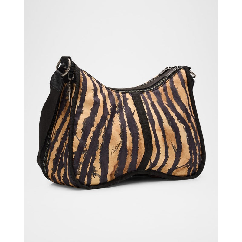 Bolsa Shoulder x Roberto Cavalli Torino Zebra-Print