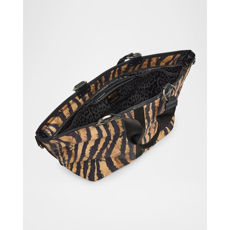 Bolsa Shopper x Roberto Cavalli Roma Zebra-Print