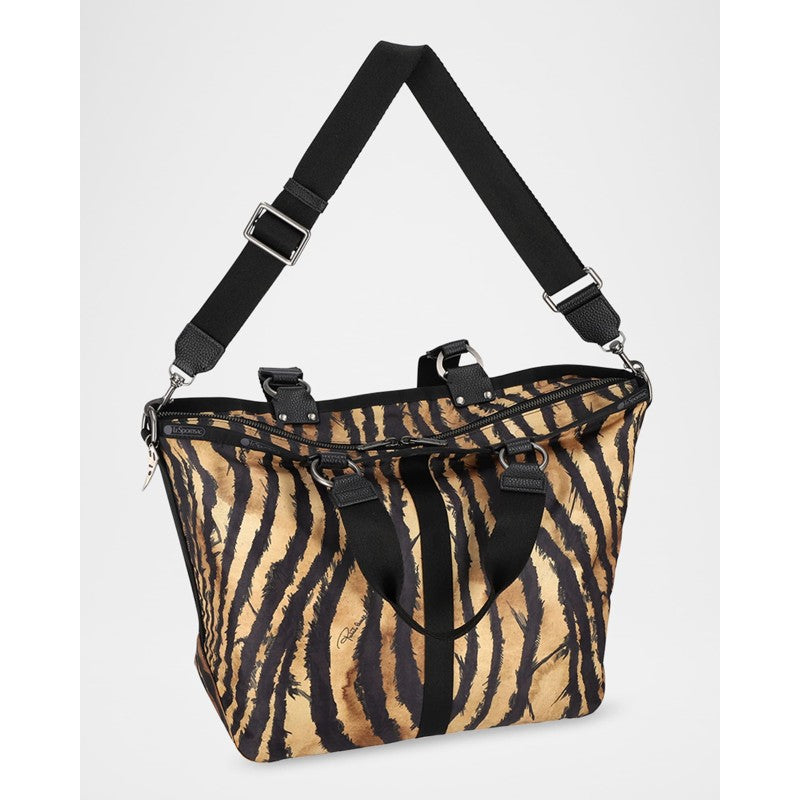 Bolsa Shopper x Roberto Cavalli Roma Zebra-Print