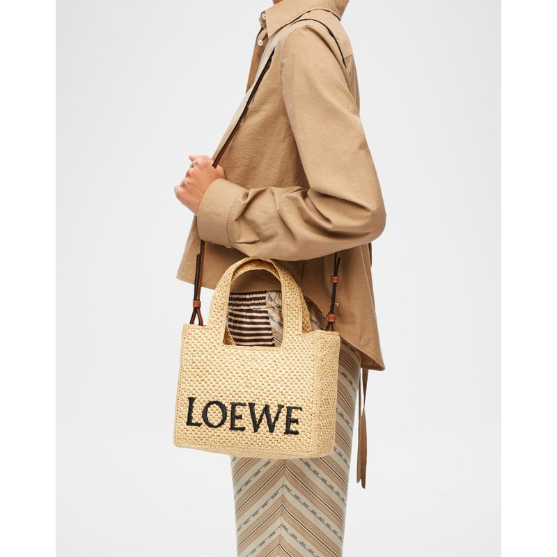 Bolsa Beach x Paula’s Ibiza Font Tote Small in Raffia