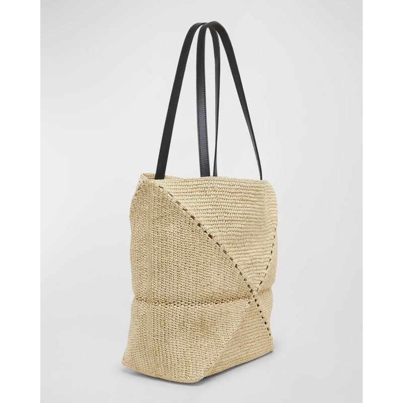 Bolsa Beach x Paula’s Ibiza Medium Puzzle Fold in Raffia with s